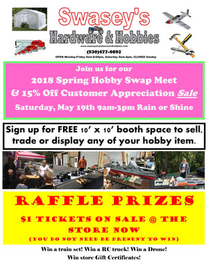 2018 Spring Hobby Swap Meet @ Swasey's