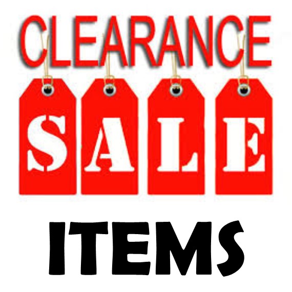 SALE & CLOSEOUT ITEMS!