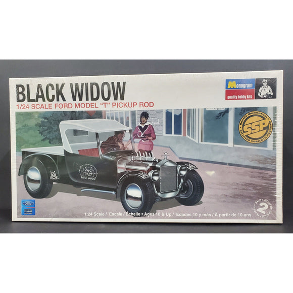 1/24 Monogram Black Widow Ford Model T Pickup Rod