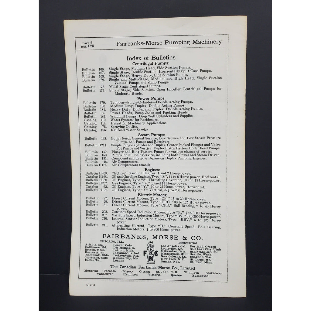 FairbanksMorse Typhoon Power Pumps Swasey's Hardware & Hobbies