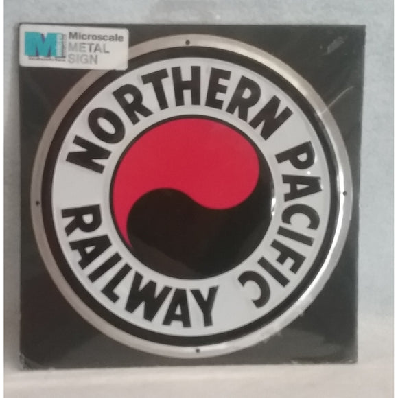 Northern Pacific Railway Metal Sign