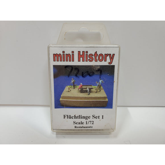 1/72 Scale Mini History WWII 72001 Fluchtlinge Set 1 Wooden Model