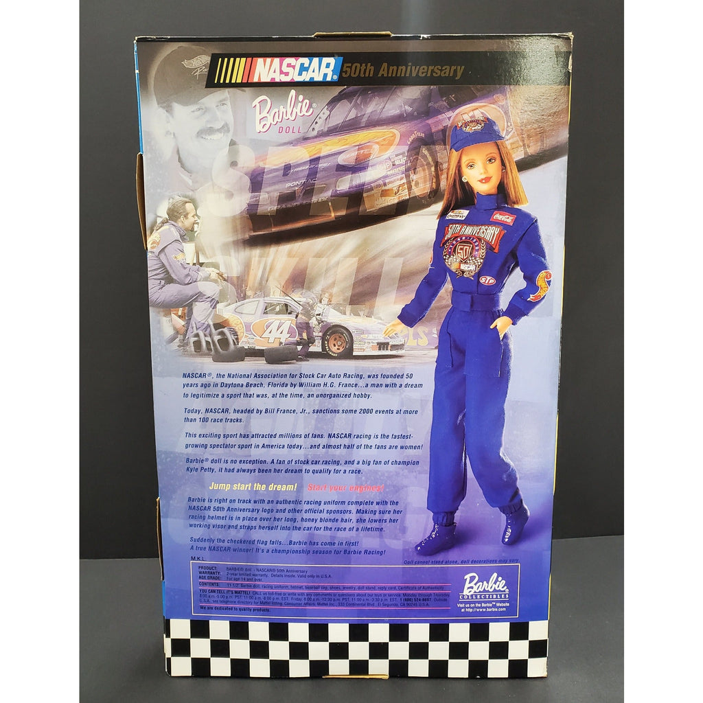 Mattel Nascar Barbie 50th Anniversary Collector Edition – Swasey's