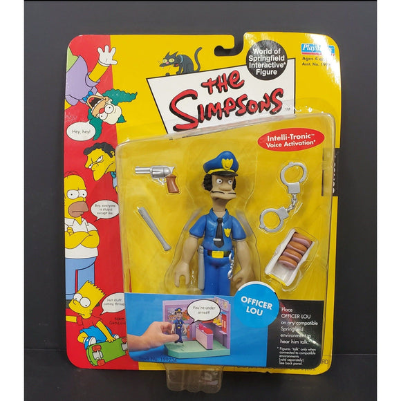The Simpsons Officer Lou Interactive Figure