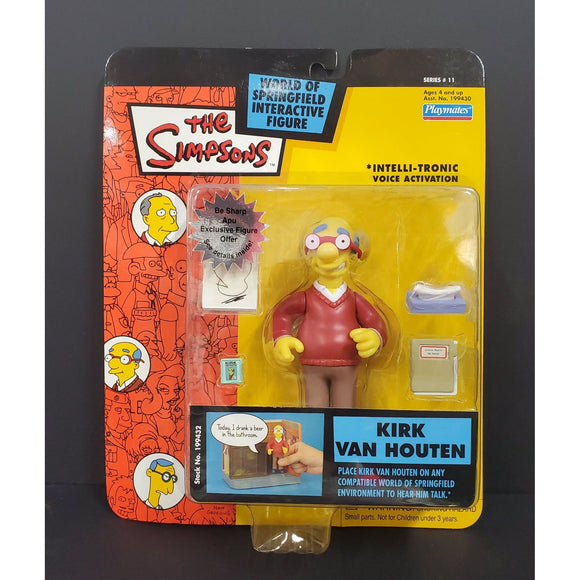 The Simpsons Kirk Van Houten Interactive Figure