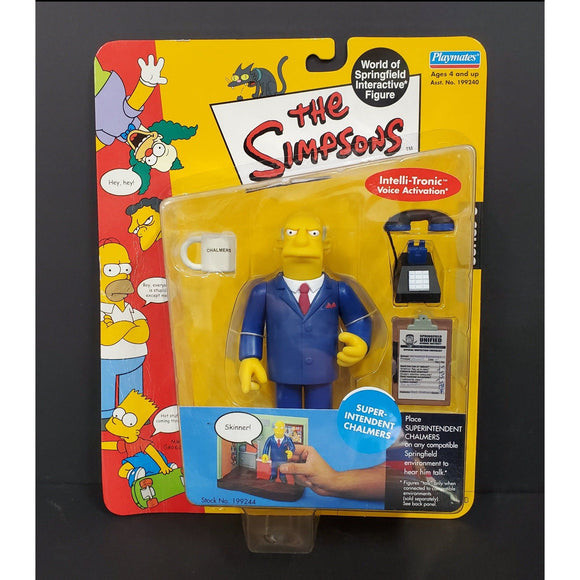 The Simpsons Superintendent Chalmers Interactive Figure
