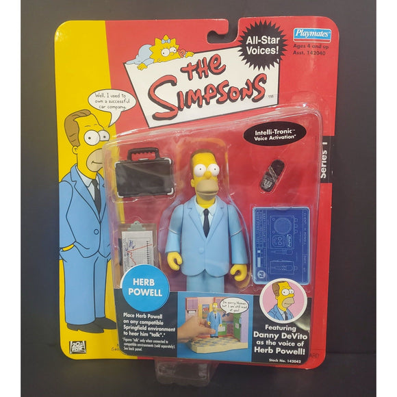 The Simpsons Herb Powell Interactive Figure