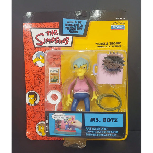 The Simpsons Ms. Botz Interactive Figure