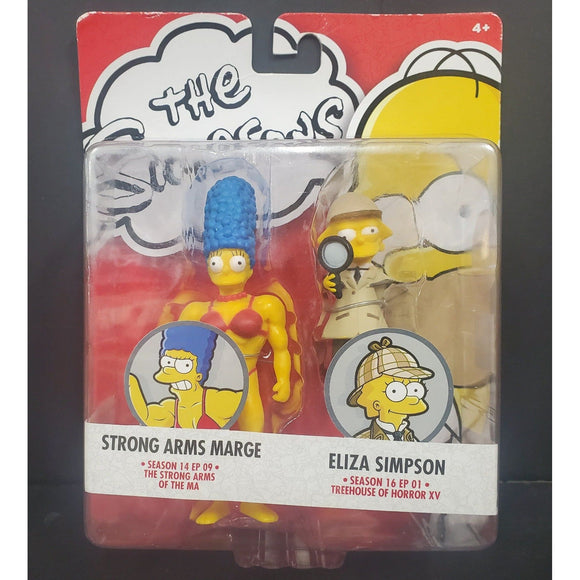 The Simpsons Strong Arms Marge & Eliza Simpson Figurines
