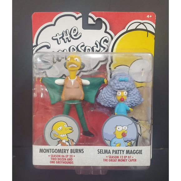 The Simpsons Montgomery Burns & Selma Patty Maggie Figurines
