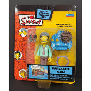 The Simpsons Sarcastic Man Interactive Figure