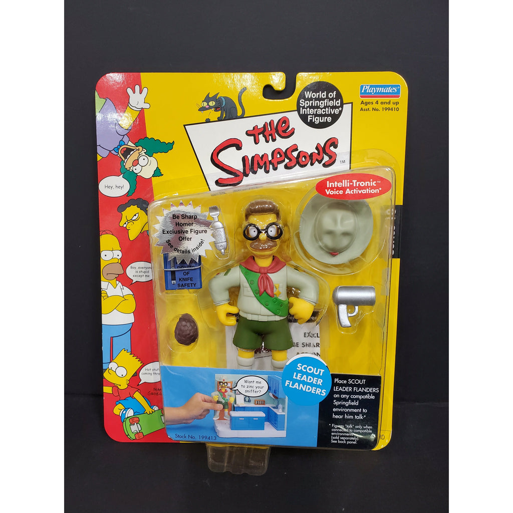 The Simpsons Scout Leader Flanders Interactive Figure – Swasey's ...