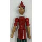 Pinocchio Jointed Wooden Italian Doll 19+ inches Vintage 1960s