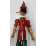 Pinocchio Jointed Wooden Italian Doll 19+ inches Vintage 1960s