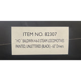 HO Scale Spectrum 82307 Baldwin 4-6-0 with 63" Driver Undecorated