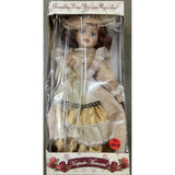 Dan Dee 15" Keepsake Memories Hand Painted Blue Eyes Porcelain Doll