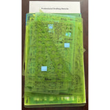 100 Professional Drafting Stencils by Pickett, Timesaver and Berol Rapi