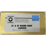HO Scale Oriental Limited AT&SF Round Roof Caboose