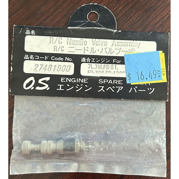 OS 27481900 RC Needle Valve Assembly
