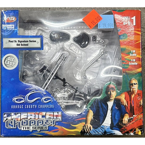 1/18 Scale Die Cast Orange County Choppers Paul Sr Signature Series