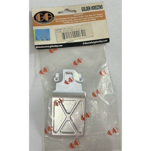 Golden Horizons 02264 Silver Aluminum Front Skid Plate