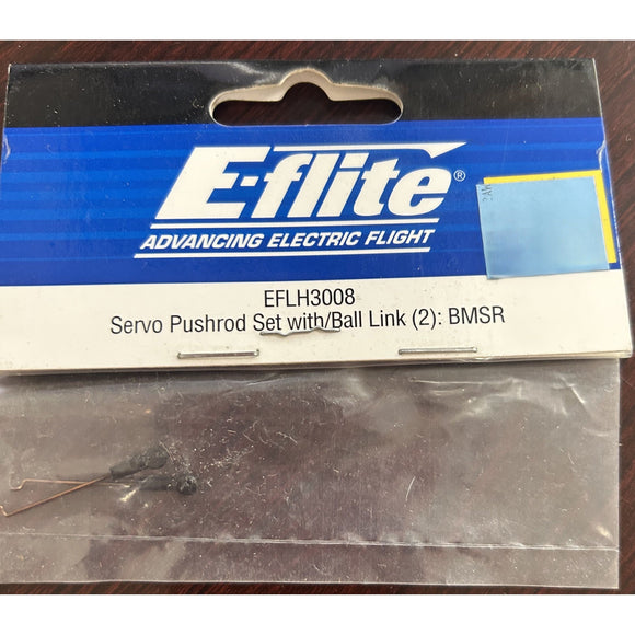 EFLH3008 Servo Pushrod Set with Ball Link (2): BMSR