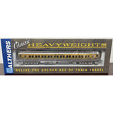 HO Scale Walther's D&RGW 4 Stripe Heavy Weight Passenger Train 6 Cars