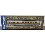 HO Scale Walther's D&RGW 4 Stripe Heavy Weight Passenger Train 6 Cars