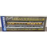 HO Scale Walther's D&RGW 4 Stripe Heavy Weight Passenger Train 6 Cars