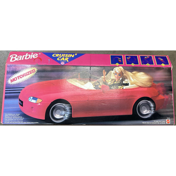 Mattel 16544 Barbie 1996 Motorized Crusin' Car