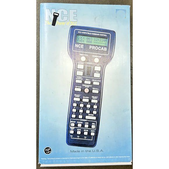 NCE DCC Deluxe ProCab Hand Held Throttle