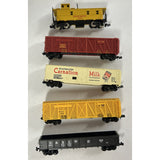 N Scale Freight Train with Union Pacific Caboose
