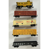 N Scale Freight Train with Union Pacific Caboose