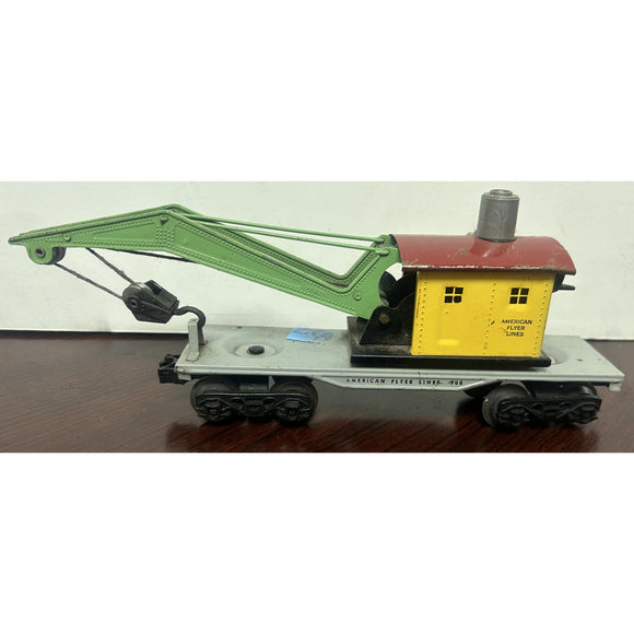 O Gauge 1954 American Flyer Lines Crane Car 906