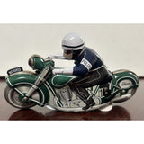 Schuco Motoracer 1006 Polizei / Motorrad Blechspielzeug
