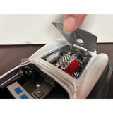 1/24 Scale Bburago 1957 White Ferrari Testarossa with N.A.R.T. Decals