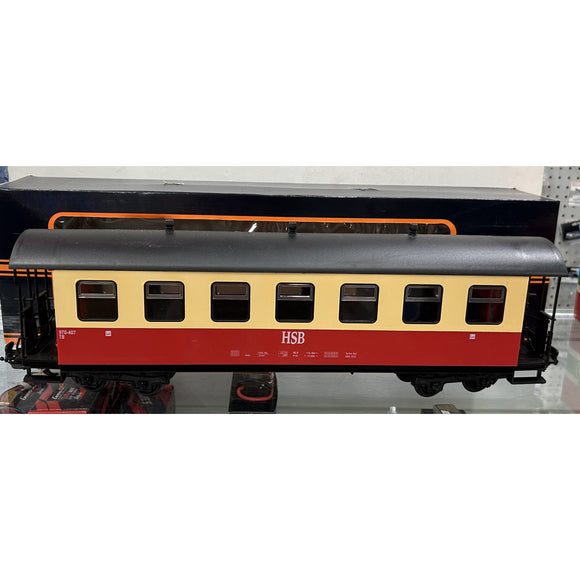 LGB 37731 G Scale Harz Narrow Gauge Railways 2nd Class Passenger Car