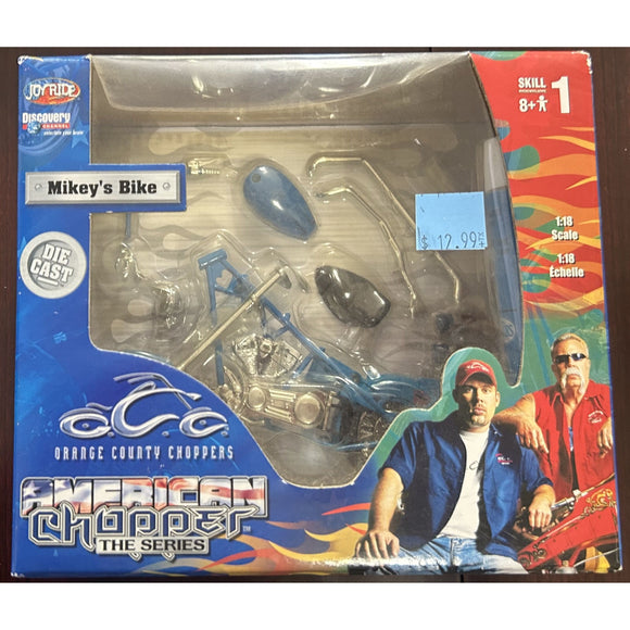 Joy Ride 37214 1/18 Scale Orange County Choppers Mikey's Bike – Swasey's Hardware & Hobbies