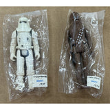4.25" Original Star Wars Figures Chew Bacca (1977) and a Stormtrooper (1980)