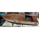 RC Wood Boat Kit - built and ready to run