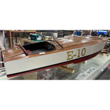 RC Wood Boat Kit - built and ready to run