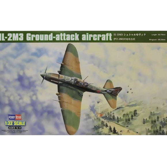 1/32 Scale HobbyBoss 83204 IL-2M3 Ground-Attack Aircraft