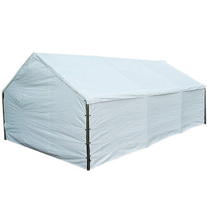 18 x 50 x 1 3/8"  Canopy Frame with sixteen 7' legs, includes flange feet and braces