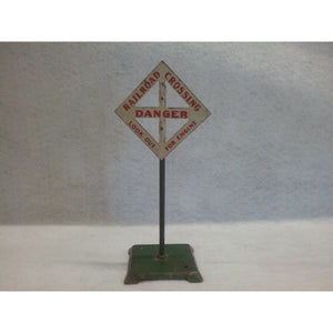 O Gauge Marx Train Crossing Sign