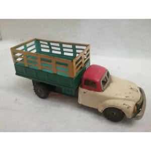 Vintage Tin Friction Delivery Truck Toy