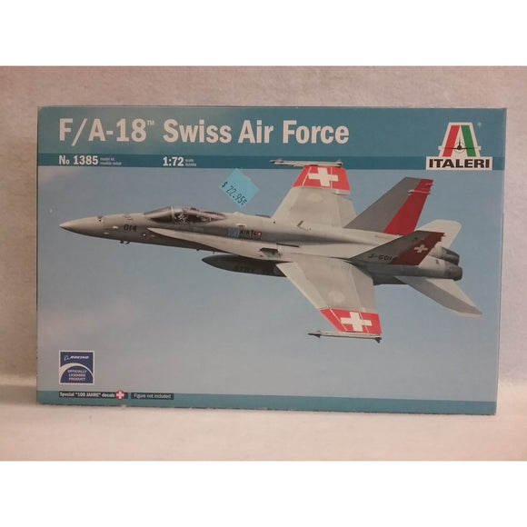 1/72 Scale Italeri #1385  F/A-18 Swiss Air Force