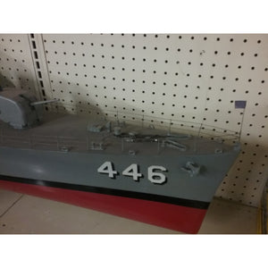 1/48 Scale Custom Scratch Built Remote Control USS Radford Destroyer - 8' long