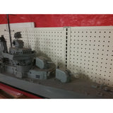 1/48 Scale Custom Scratch Built Remote Control USS Radford Destroyer - 8' long