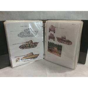 WWll German Military Homemade Reference Manual with pictures and specs