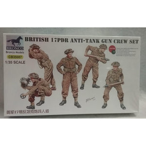 1/35 Scale  Bronco CB35087 British 17PDR Anti-Tank Gun Crew Set